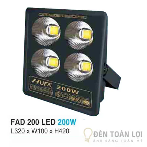 Đèn Pha FAD LED HUFA 200W