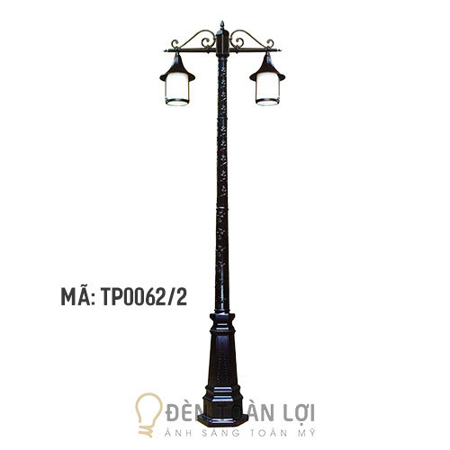 Đèn Cột Trụ: Mẫu đèn trụ sân vườn phong cách châu Âu - Đèn Toàn Lợi
