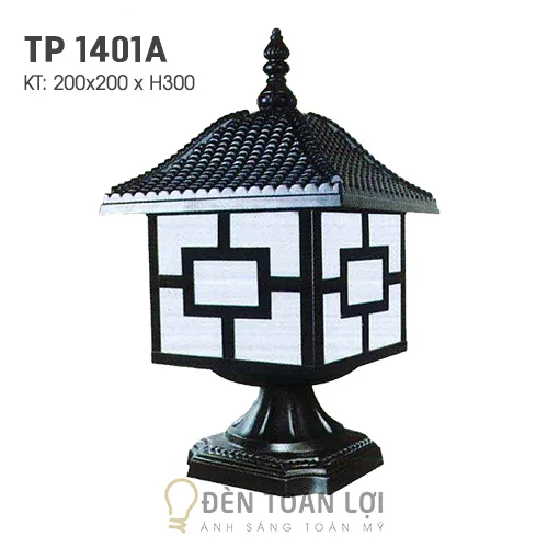 Đèn Trụ Màu Đen Trụ Công Vương Nhập Khẩu