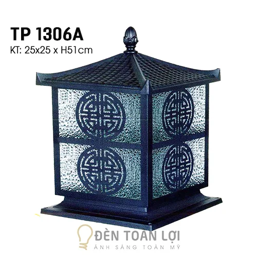 đèn trụ màu đen sân vườn giá rẻ TPHCM