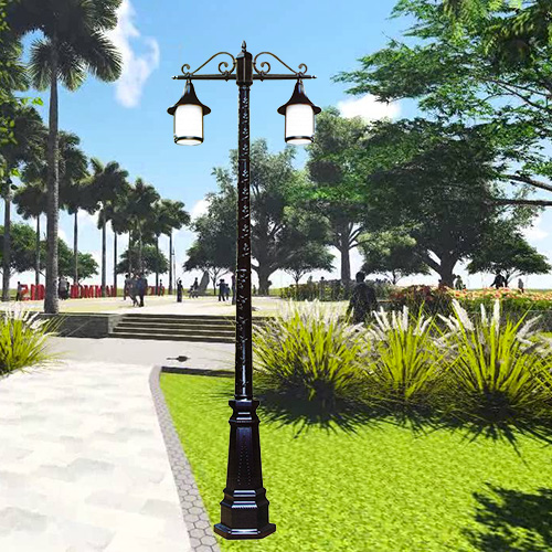 Đèn Cột Trụ: Mẫu đèn trụ sân vườn phong cách châu Âu - Đèn Toàn Lợi