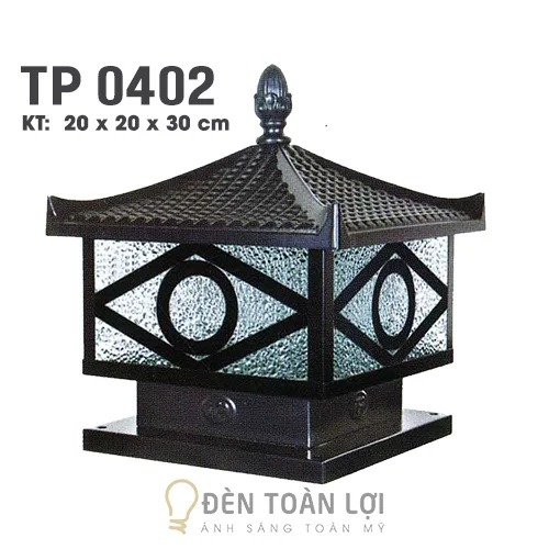 Đèn Trụ Cổng Năng Lượng Mặt Trời Cao Cấp