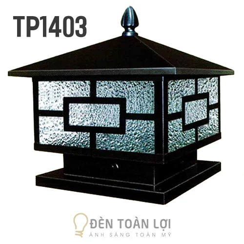 Đèn Trụ Màu Đen
