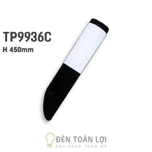 Đèn trụ màu đen trang trí tường rào sinh động và lối cuộn