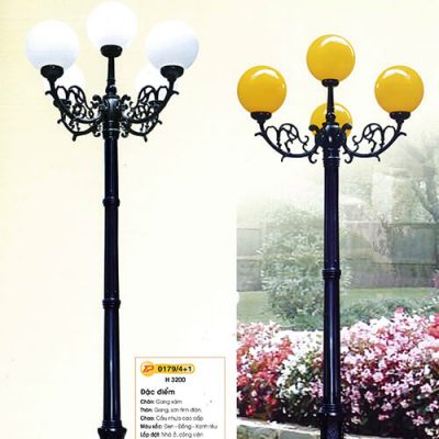 Đèn trụ đường phố phong cách tối giản