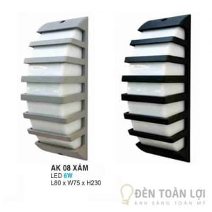Đèn Vách Mẫu đèn ốp tường ngoại thất AK08 trang trí sân
