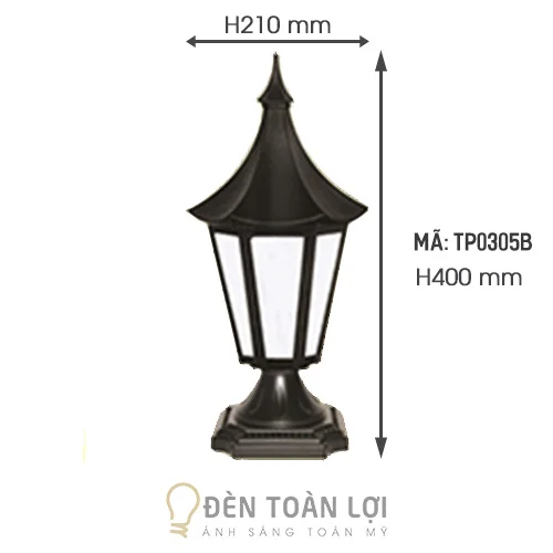 Đèn-trụ-cổng-Mã-TP-0305B-đèn-trụ-trí-phát-cực-đẹp