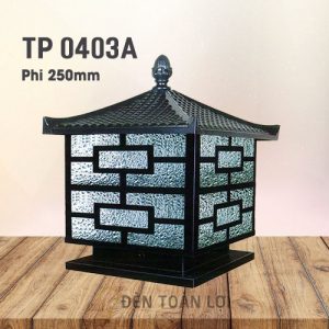 Đèn-trụ-cổng-Trí-Phát-0403A-mái-ngói-2-tầng