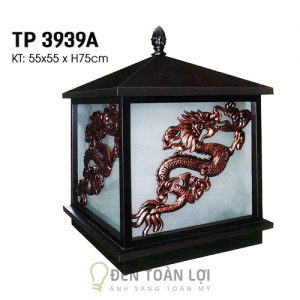 Đèn-trụ-cổng-Trí-Phát-TP3939A-kích-thước-40cm-60cm