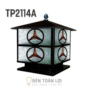 Cơ sở đèn trụ cổng logo Mercedes 2 tầng TPHCM