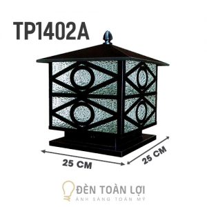 Đèn trụ cổng 2 tầng hình con mắt