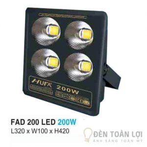 Đèn Pha FAD led Hufa 200W thân thiện với môi trường và tiết kiệm điện