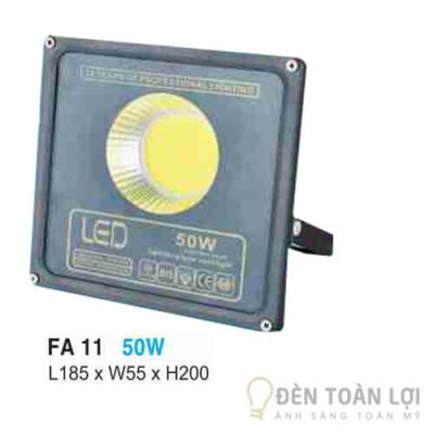 Đèn pha FA 11 led 50W ứng dụng trong sân vườn