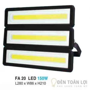 Đèn pha FA 20 led 150W ứng dụng trong công nghiệp