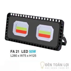 Đèn pha FA 21 led 50W ứng dụng ở công cộng