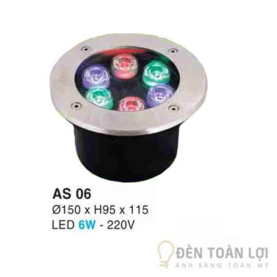 Đèn Âm Sàn Led đổi màu Hufa AS 06 6W