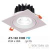 Đèn Âm Trần COB 7W AT-102 Vuông Ø92
