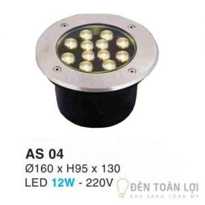 Đèn âm sàn Led AS 01 ngoài trời siêu bền chính hãng