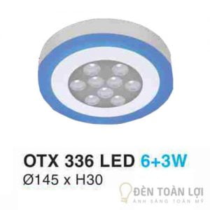 Đèn Ốp Trần Mẫu đèn led ốp nổi Hufa OTX 3 chế độ sáng