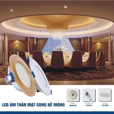 Tổng hợp những mẫu đèn led âm trần hot nhất 2019 (10)