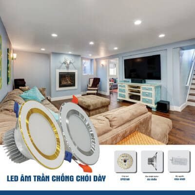 Tổng hợp những mẫu đèn led âm trần hot nhất 2019 (3)