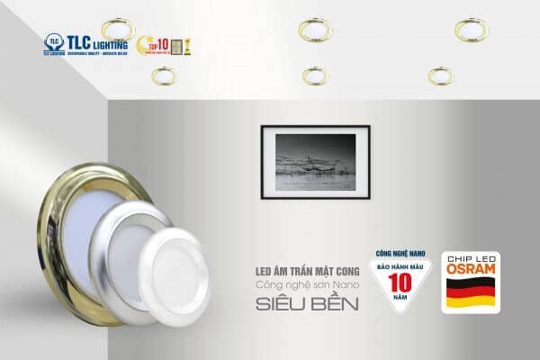 Tổng hợp những mẫu đèn led âm trần hot nhất 2019 (8)