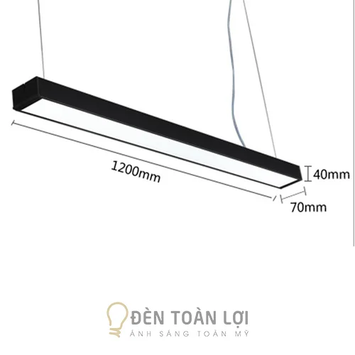 Đèn thả đèn mảng LED thả trần 1m2 36W