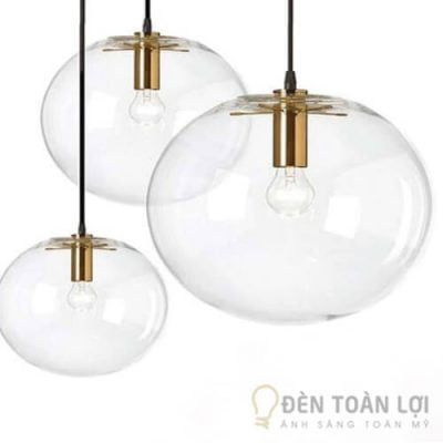 Đèn thả cầu thủy tinh trong THCN 70 trong danh mục đèn thả trang trí