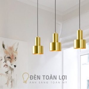 Đèn thả xi vàng đồng hiện đại THCN 36-19 TPHCM Đèn Toàn Lợi