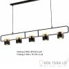 Đèn thả hiện đại xi coper loại 3 và 5 bóng trang trí quán cafe
