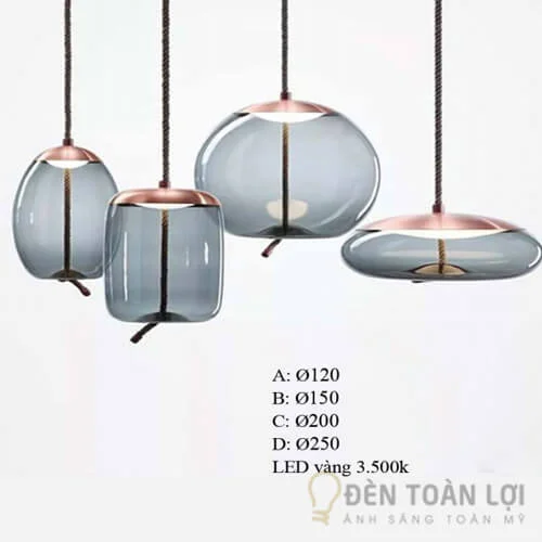 Đèn thả trang trí thủy tinh cao cấp THCN37 hiện đại (2)