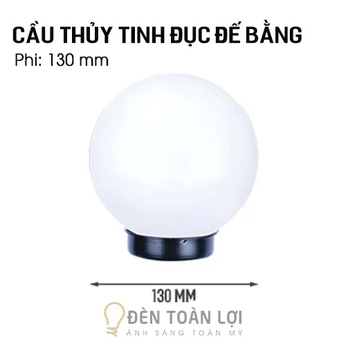 đèn trụ công cầu thủy tinh đức đế bằng giá bao nhiêu