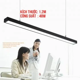 Đèn máng thả văn phòng 1m2