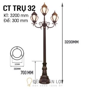 Cửa hàng làm đèn trang trí, bán đèn trụ cổng giá rẻ nhất Sài Gòn