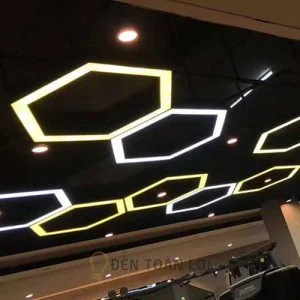 Đèn máng led thả trần văn phòng 1m2 và 2m4
