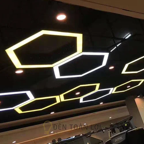 Đèn máng led thả trần văn phòng 1m2 và 2m4
