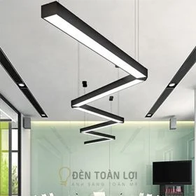 Lắp đặt đèn led thả văn phòng theo yêu cầu