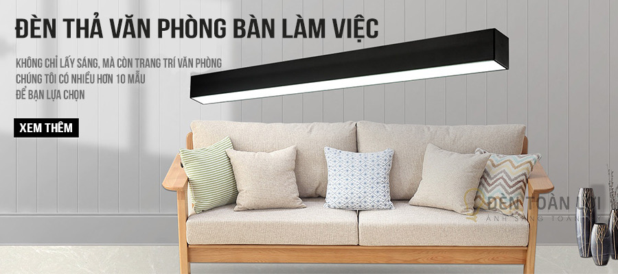 đèn thả văn phòng, đèn thả văn phòng trang trí, đèn trang trí bàn làm việc, đèn thả trang trí