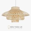 Đèn mây tre hình cây nấm thả trần trang trí mọi không gian