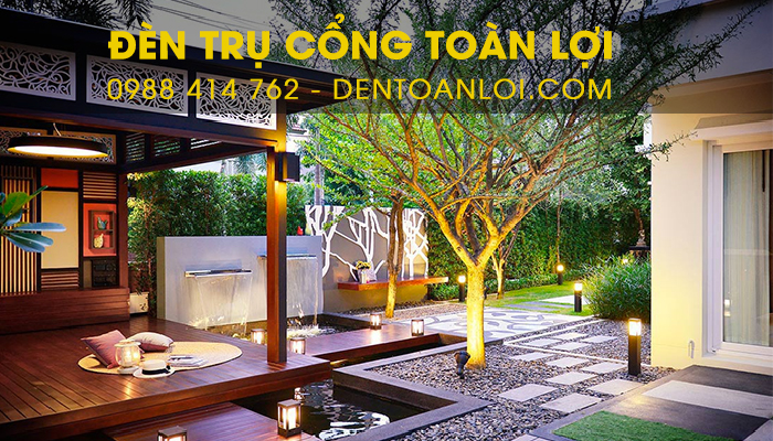 Đèn Trụ Cổng Sân Vườn TPHCM - Đèn Toàn Lợi