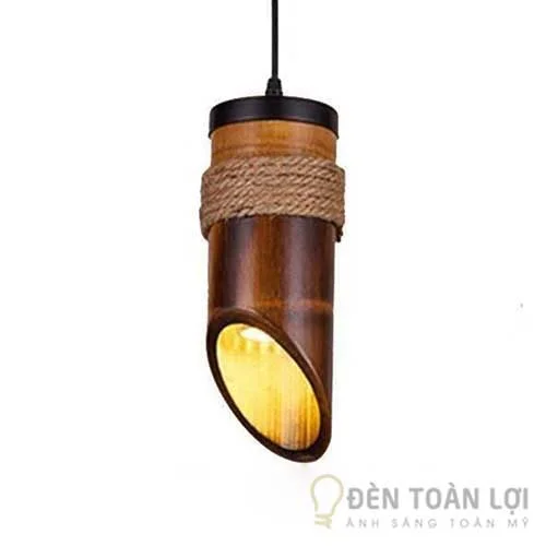 Đèn ống tre thả trần cắt vát