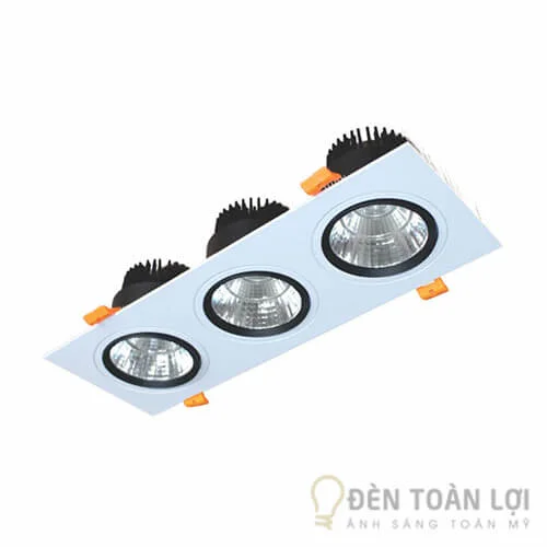 Đèn LED Downlight Vuông Chiếu Điểm 3x5W DFC3051