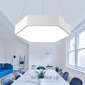 đèn thả lục giác, đèn thả văn phòng lục giác, đèn thả lục giác văn phòng