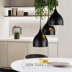 Đèn thả hình giọt nước bé trang trí bàn ăn