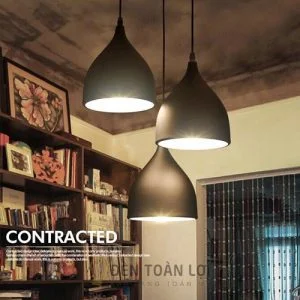 Đèn thả hình giọt nước bé trang trí bàn ăn