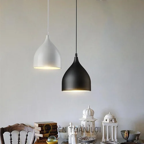 Đèn thả hình giọt nước bé trang trí bàn ăn