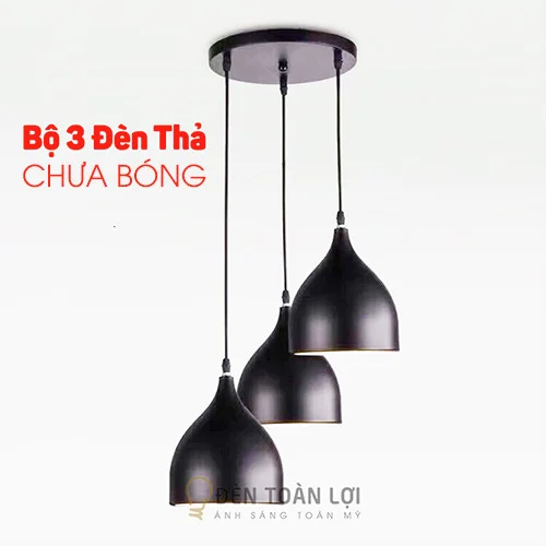 Đèn thả hình giọt nước bé trang trí bàn ăn