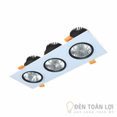 Đèn LED Downlight Vuông Chiếu Điểm 3x5W – DFC3051