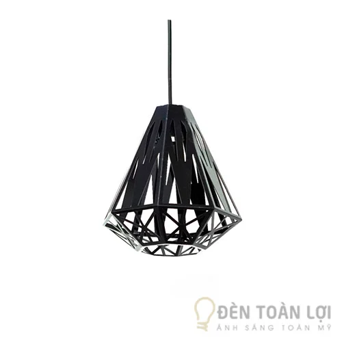 đèn thả khung kim cương bản dày trang trí