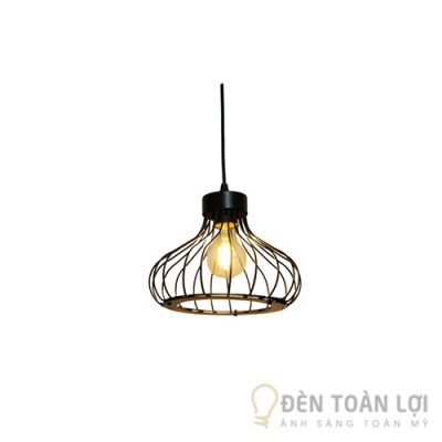 Đèn thả lồng sắt củ hành phi 180 trong danh mục đèn thả trang trí